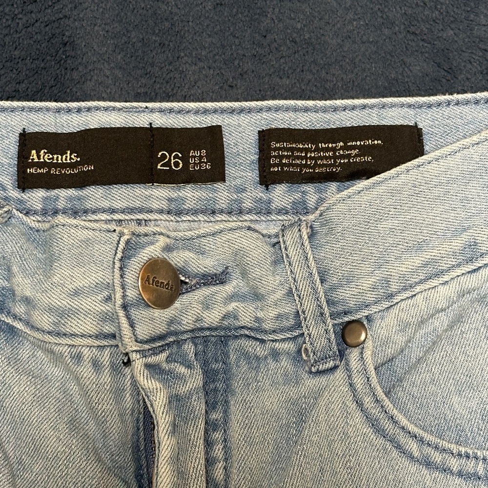 Afends Acid Wash Jeans (Size: 26) - Picture 2 of 3